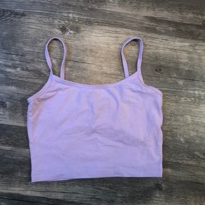 Purple Crop Top